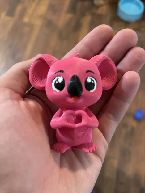 Chú gấu koala hồng đáng yêu (chủ đề Valentine) - Image 2