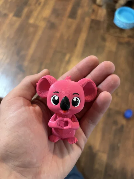 Chú gấu koala hồng đáng yêu (chủ đề Valentine) - Image 3