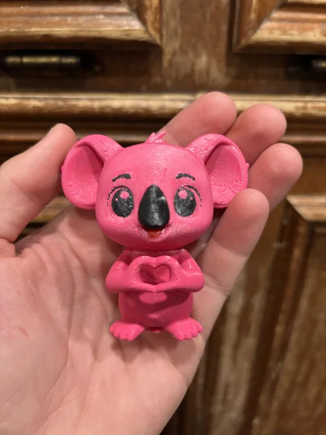 Chú gấu koala hồng đáng yêu (chủ đề Valentine) - Image 6