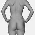 Mô hình 3D Torso Nữ Giới Chất Lượng Cao - Female Torso Scan STL - Thumbnail 2