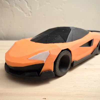 Mô hình Low Poly McLaren 600LT