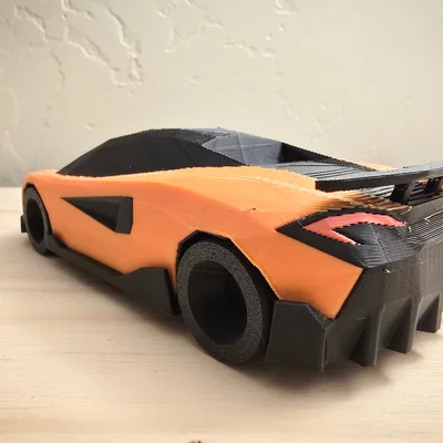Mô hình Low Poly McLaren 600LT