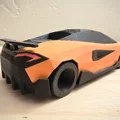 Mô hình Low Poly McLaren 600LT - Thumbnail 6