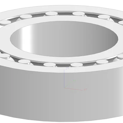 Mẫu vòng bi Bearing in 3D tùy chỉnh khoảng cách linh hoạt
