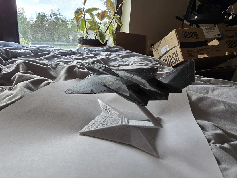 YF-23 Black Widow II - Mô hình và đế trưng bày - Image 2