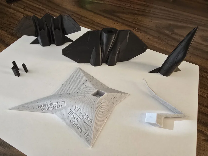YF-23 Black Widow II - Mô hình và đế trưng bày - Image 3