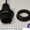 Đai ốc thay thế cho đui đèn E14, dễ dàng in ấn - Thumbnail 1