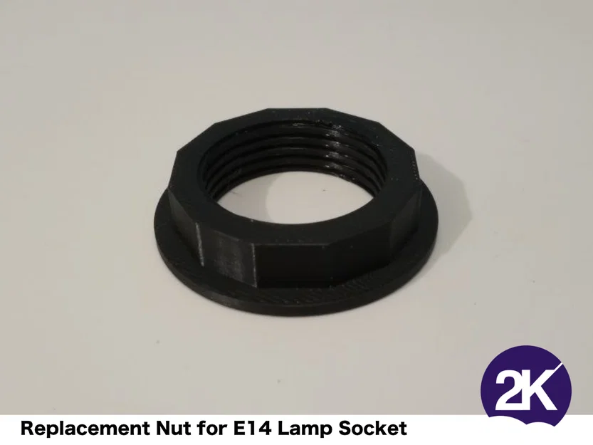 Đai ốc thay thế cho đui đèn E14, dễ dàng in ấn - Image 2