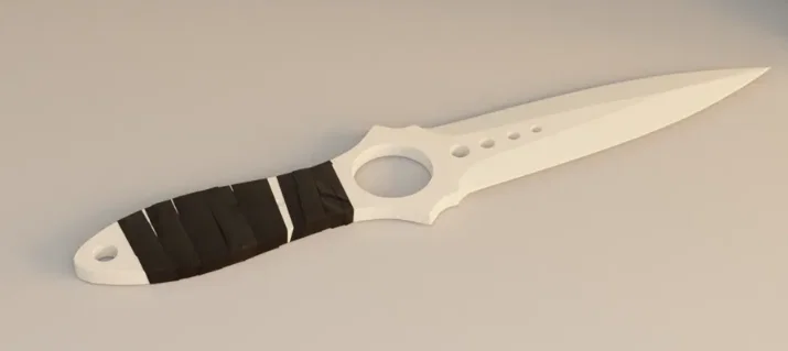 Mô hình dao Skeleton Knife CS:GO - File in 3D đẹp mắt - Image 2
