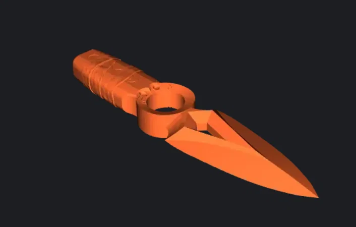 Mô hình dao Jett Valorant 3D - Phụ kiện trưng bày độc đáo cho game thủ - Image 1