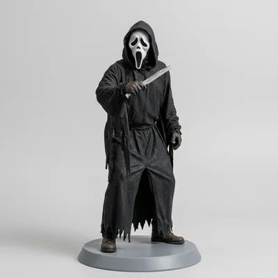 Mô hình 3D Ghostface Scream 1996: Tượng sát nhân kinh điển để in