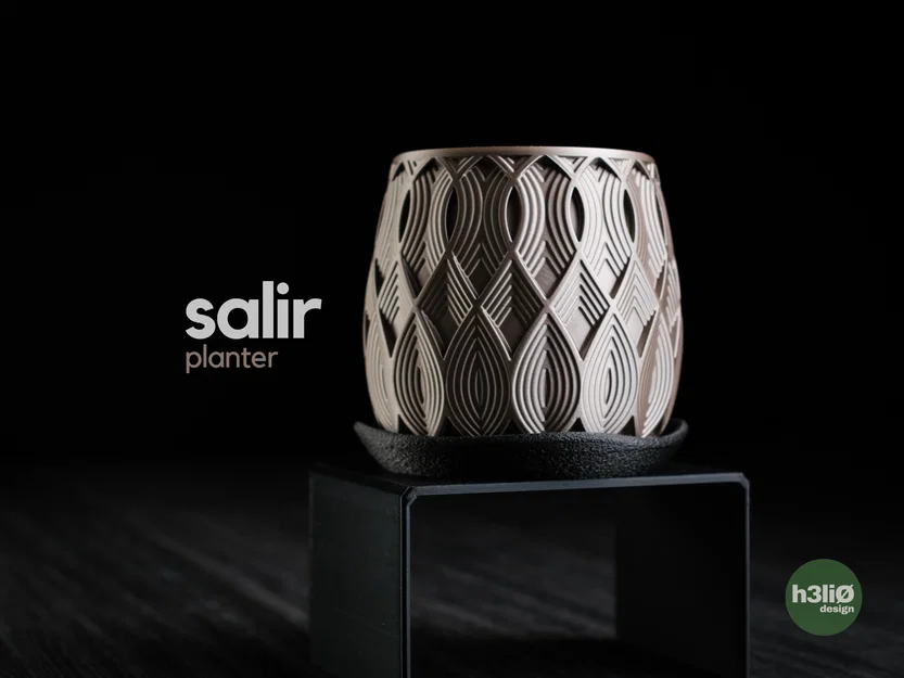 Chậu cây tối giản salir • planter - Image 1