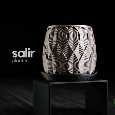 Chậu cây tối giản salir • planter