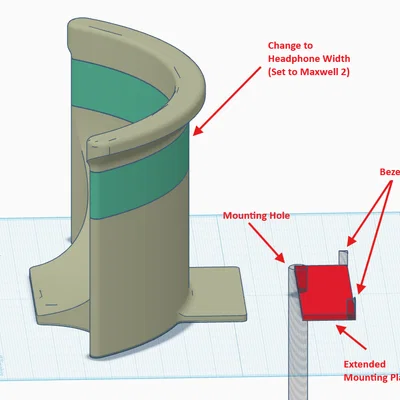 Giá treo tai nghe Audeze Maxwell 2