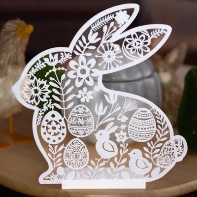 Đồ trang trí hình bóng chú thỏ Phục sinh