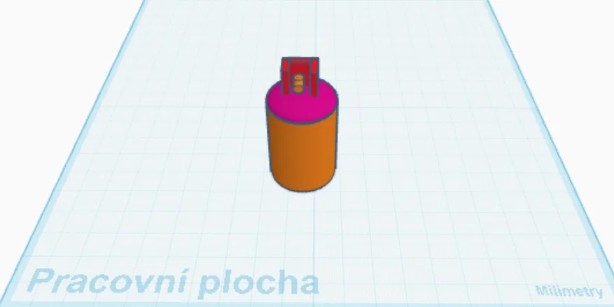 Mô hình bình ga mini trang trí - File in 3D độc đáo - Image 1