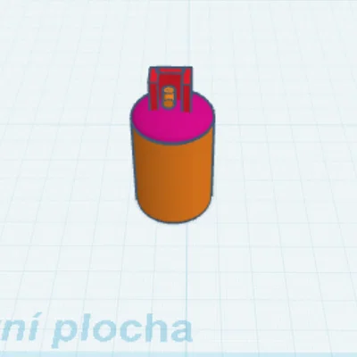 Mô hình bình ga mini trang trí - File in 3D độc đáo