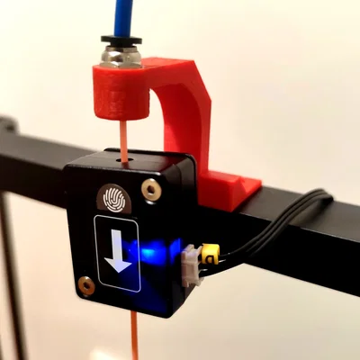 Ender 3 V3 KE - Bản mod dẫn sợi nhựa bằng ống PTFE