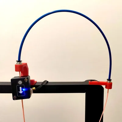 Ender 3 V3 KE - Bản mod dẫn sợi nhựa bằng ống PTFE