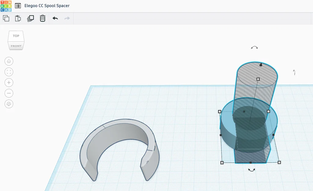 Miếng đệm cố định cuộn nhựa cho Elegoo Centauri Carbon - Image 2