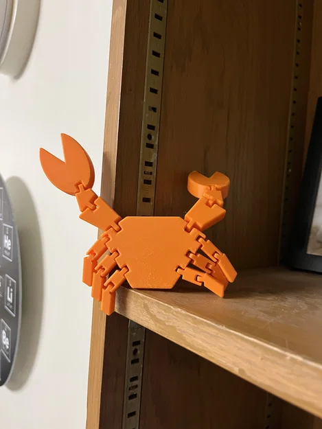 Mô hình cua khớp nối 3D - Đồ chơi xả stress độc đáo - Image 4