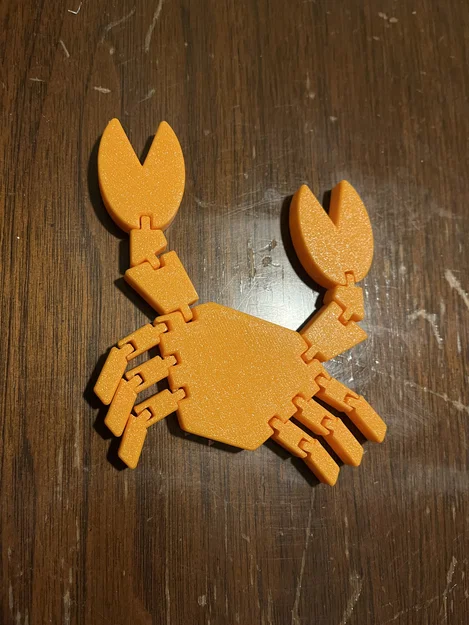 Mô hình cua khớp nối 3D - Đồ chơi xả stress độc đáo - Image 5