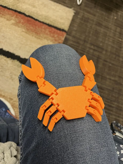 Mô hình cua khớp nối 3D - Đồ chơi xả stress độc đáo - Image 6