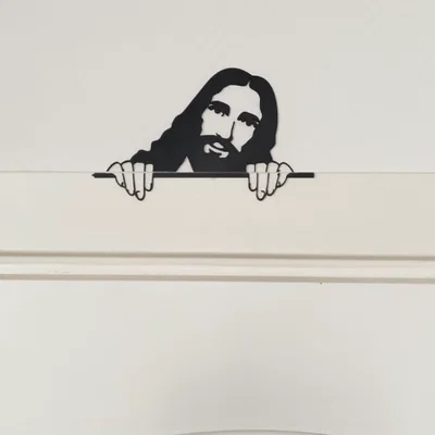 Mô hình trang trí cửa Jesus Peekaboo - I saw that độc đáo