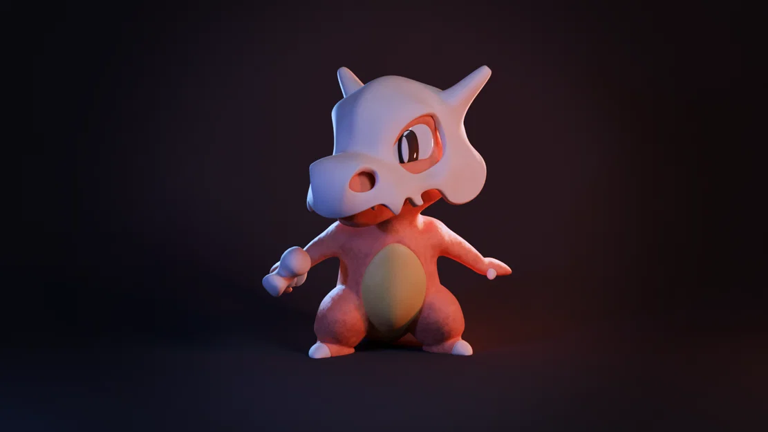 Cubone - Osselait - Mô hình Fan Art Pokémon - Image 1