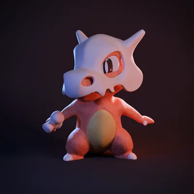 Cubone - Osselait - Mô hình Fan Art Pokémon