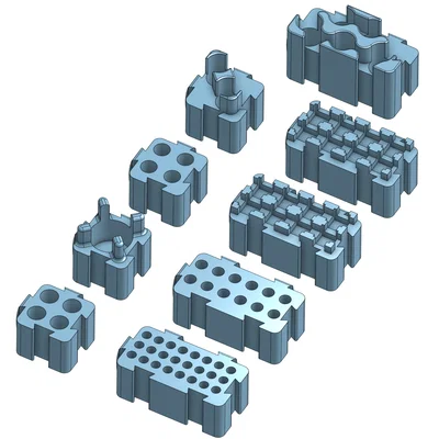 Giá đỡ ống nghiệm dạng mô-đun (Modular tube holders)