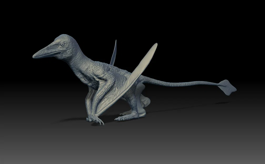 Mô hình thằn lằn bay Prenondactylus 1:1 chi tiết cho máy in 3D - Image 2