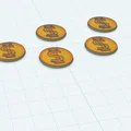 Bộ sưu tập tiền xu vàng (Gold Coins) mô hình in 3D độc đáo - Thumbnail 2