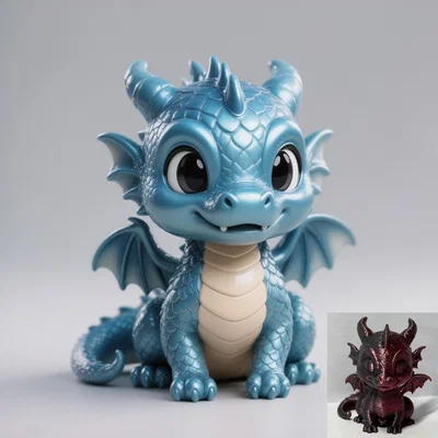 Chú Rồng Chibi Dễ Thương