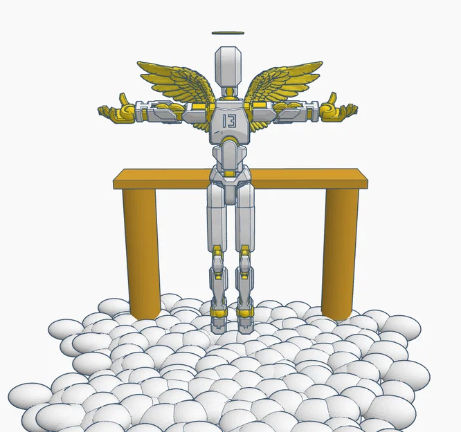 Mô hình Dummy 13 Angel - Bộ phụ kiện cánh và hào quang độc đáo - Image 1