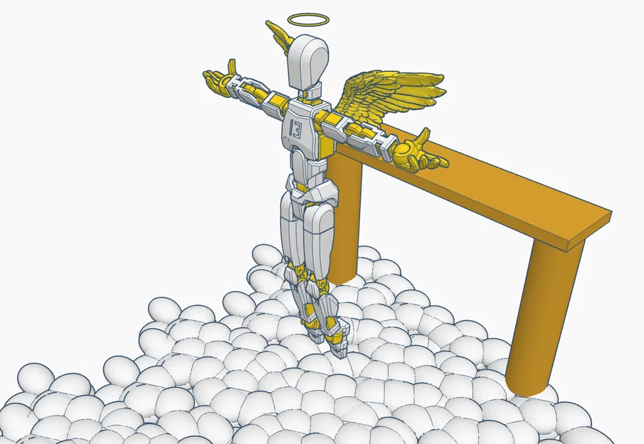 Mô hình Dummy 13 Angel - Bộ phụ kiện cánh và hào quang độc đáo - Image 2