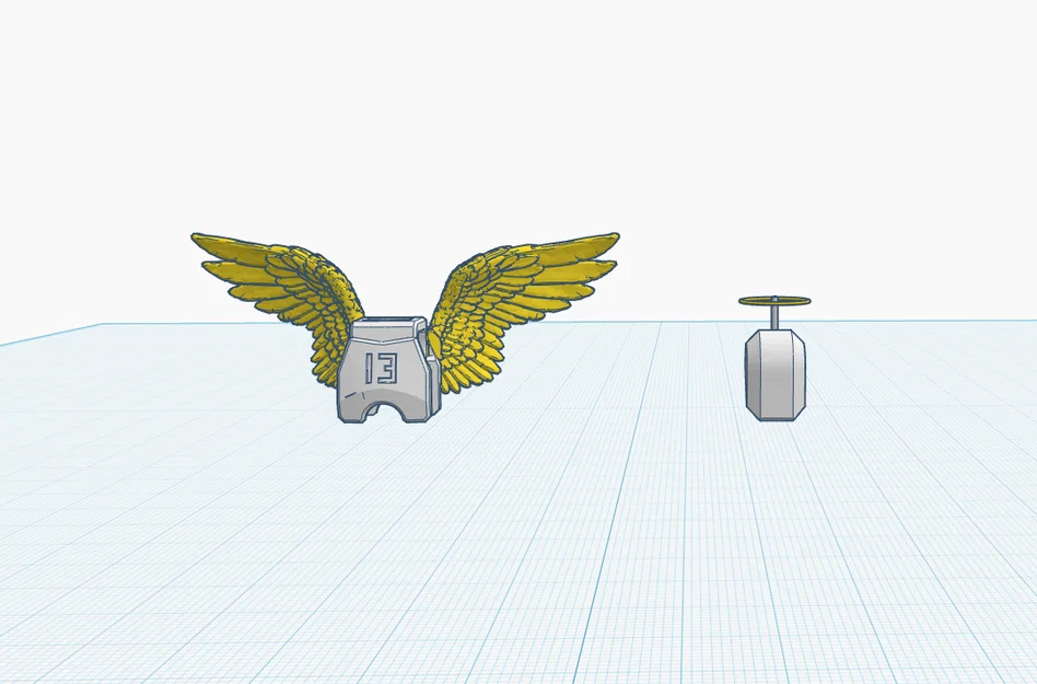 Mô hình Dummy 13 Angel - Bộ phụ kiện cánh và hào quang độc đáo - Image 3