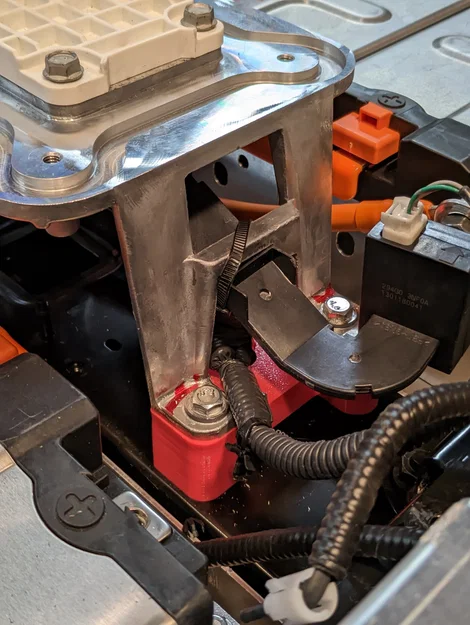 Miếng đệm nâng khung cầu chì/ngắt kết nối 30mm cho Nissan LEAF AZE0 24kWh - Image 2