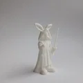 Mô hình thỏ Jedi (Jedi bunny) 3D độc đáo cho ngày lễ Phục sinh - Thumbnail 3