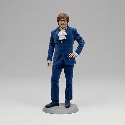 Mô hình 3D Austin Powers năm 1999 sắc nét cho người sưu tầm