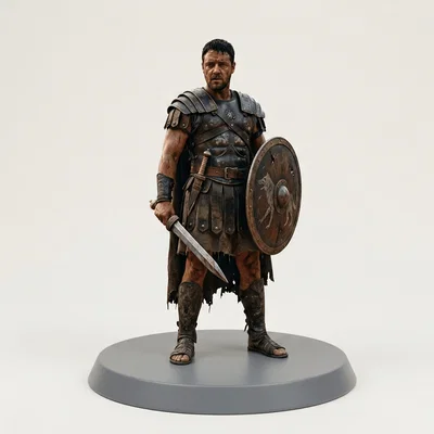 Mô hình 3D chiến binh Maximus Meridius (Gladiator) - Tải tệp STL