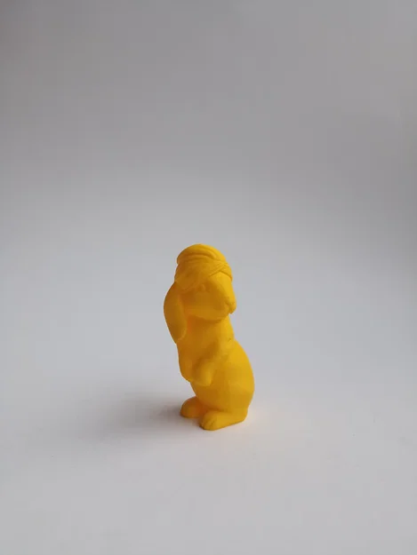 Mô hình chú thỏ Phục sinh đáng yêu (Cute Easter Bunny) in 3D - Image 2