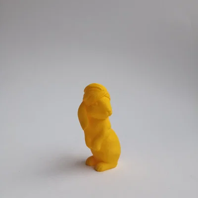 Mô hình chú thỏ Phục sinh đáng yêu (Cute Easter Bunny) in 3D