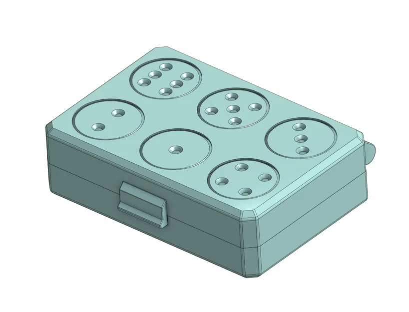 Bộ xúc xắc kèm hộp in liền khối (Print-in-place) - Image 7