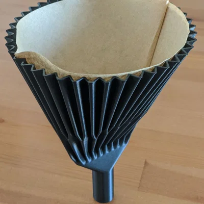 Phễu lọc cà phê, in vase mode, tham số hóa (parametric)