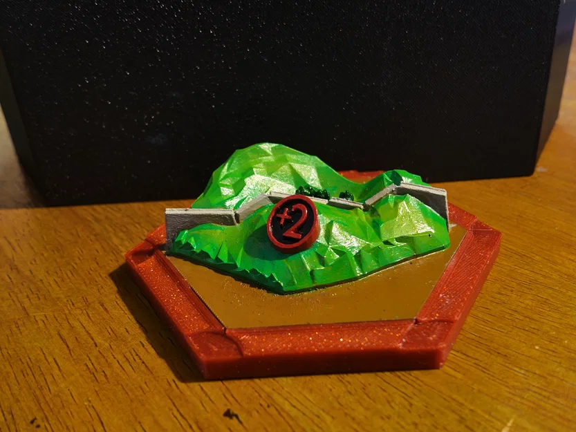 Mô hình 3D Catan Longest Road Trophy Tile - Phụ kiện board game Catan - Image 1