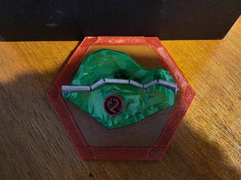 Mô hình 3D Catan Longest Road Trophy Tile - Phụ kiện board game Catan - Image 2