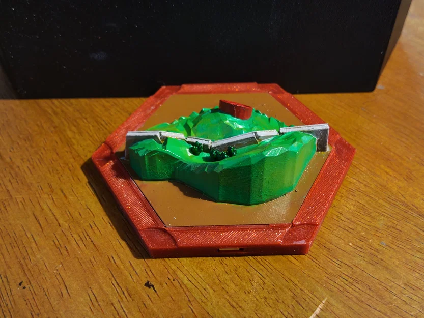 Mô hình 3D Catan Longest Road Trophy Tile - Phụ kiện board game Catan - Image 3