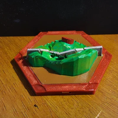 Mô hình 3D Catan Longest Road Trophy Tile - Phụ kiện board game Catan