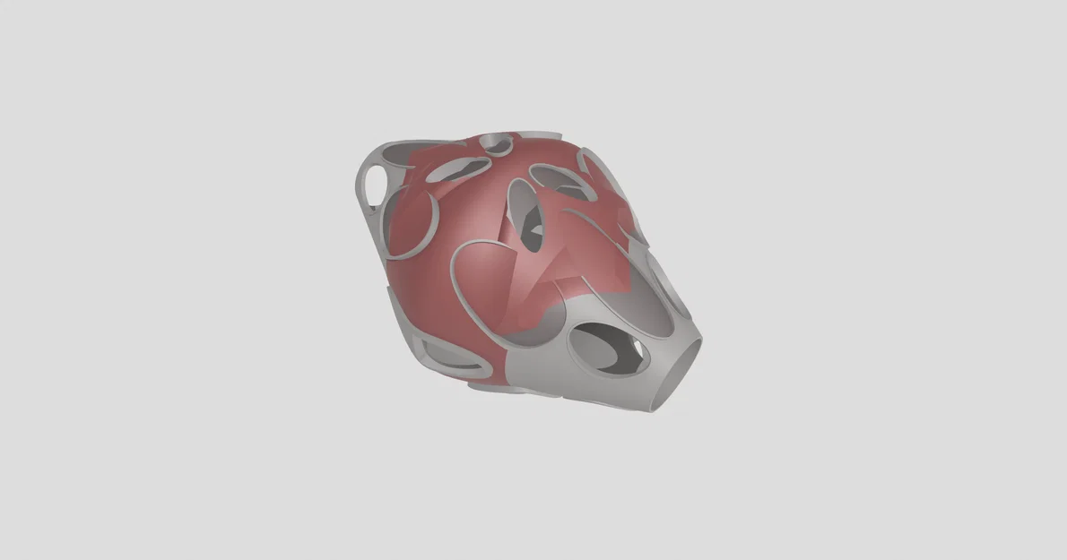 Mẫu Đèn Trang Trí Nghệ Thuật Trừu Tượng 3D In 3D Độc Đáo - Image 3